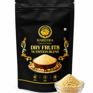 HAREERA Premium Dry Fruits Powder | Nuts & Seeds Nutrition Blend | Rich in Nutrients & Natural Energy | Healthy Wellness Powder for Kids & Adults | 100g
